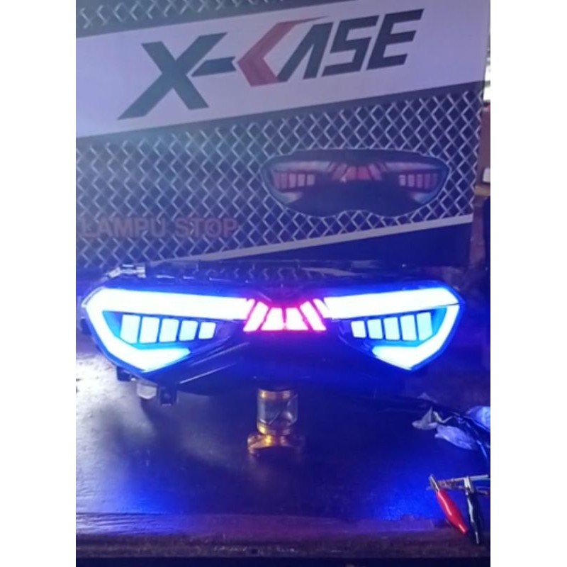 Lampu Stop Nmax New 2020 Led Running Senja Biru