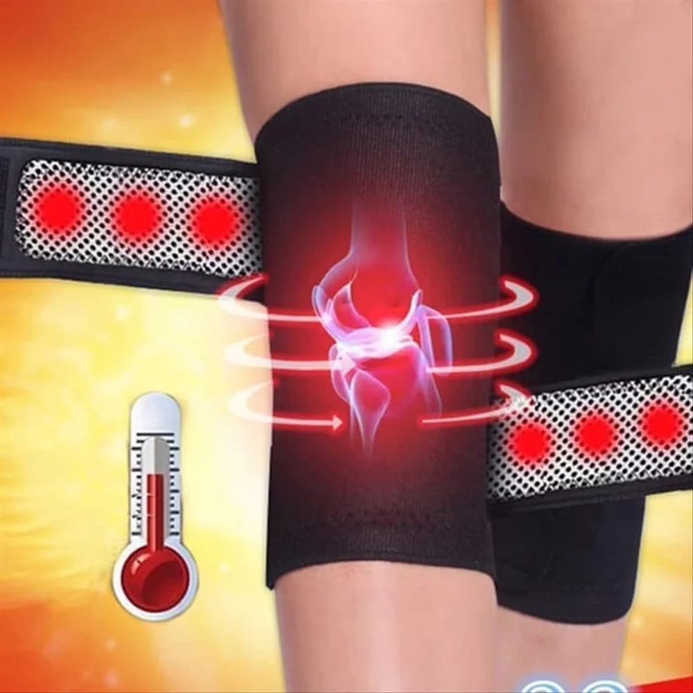 Sabuk Terapi Lutut Apsintus/Alat Terapi Pemanas Lutut/Brace Knee - Sabuk Terapi Pemanas Lutut - Magnetic Therapy Self Heating Knee Pads - Sabuk Terapi Pelindung Lutut - Knee Pad Magnetik