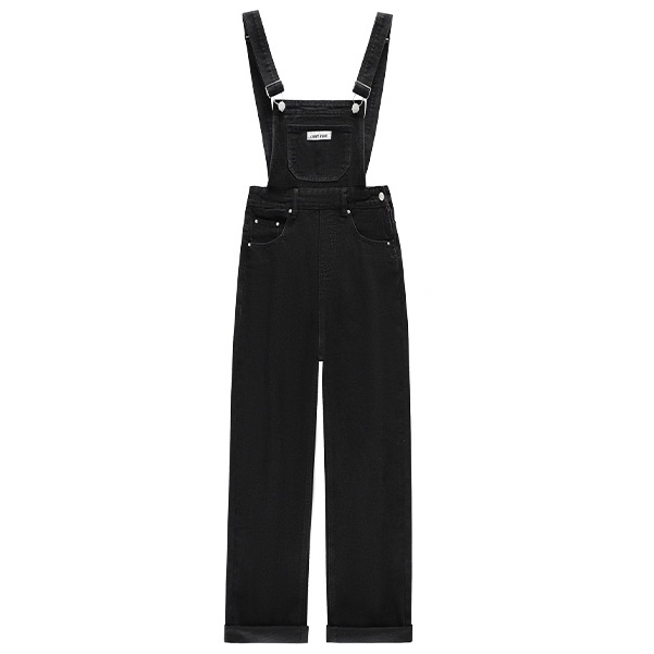 Overall Jeans Wanita Hitam / Celana Kodok Jeans Wanita /Jumpsuit Jeans Wanita (realpict)