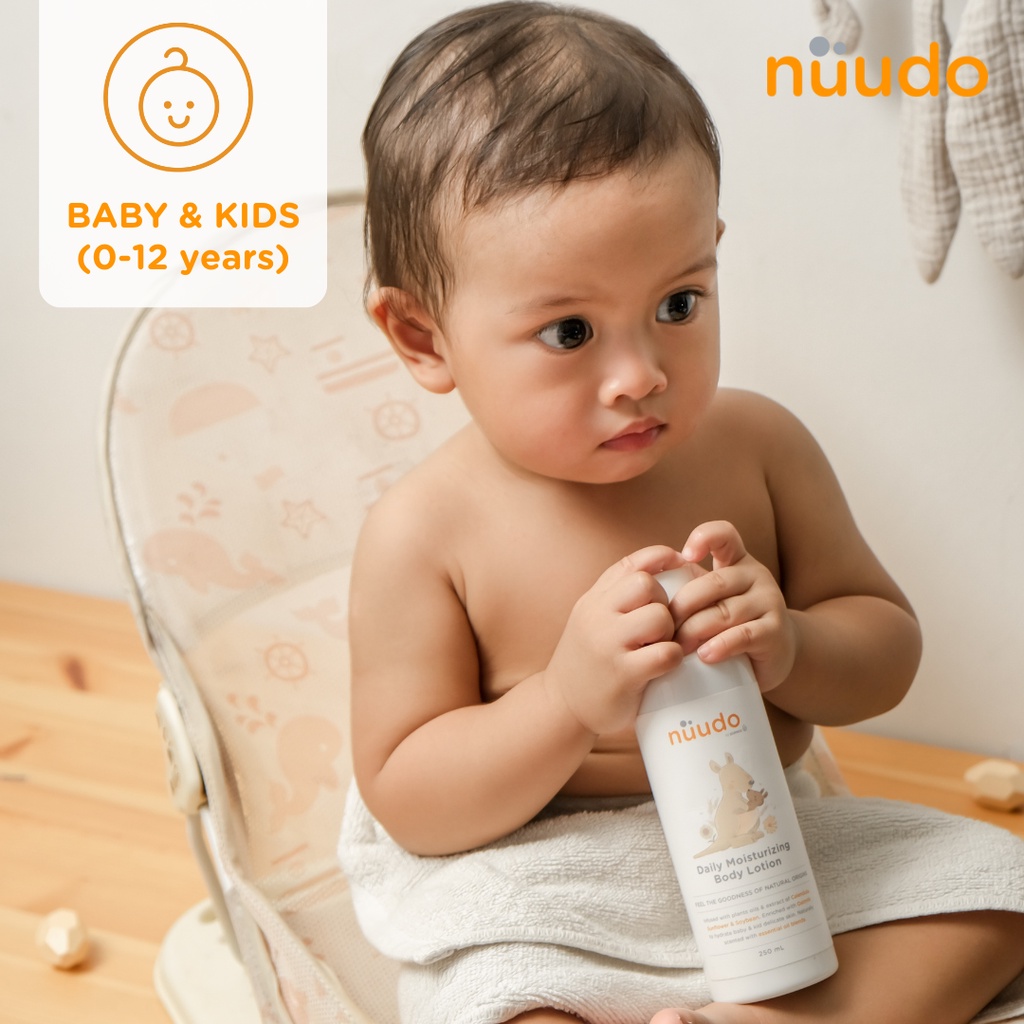 NUUDO - NUUDO DAILY MOSTURIZING BODY LOTION BABY-KIDS TRAVEL SIZE/HOME SIZE/REFILL SIZE BY PURECO