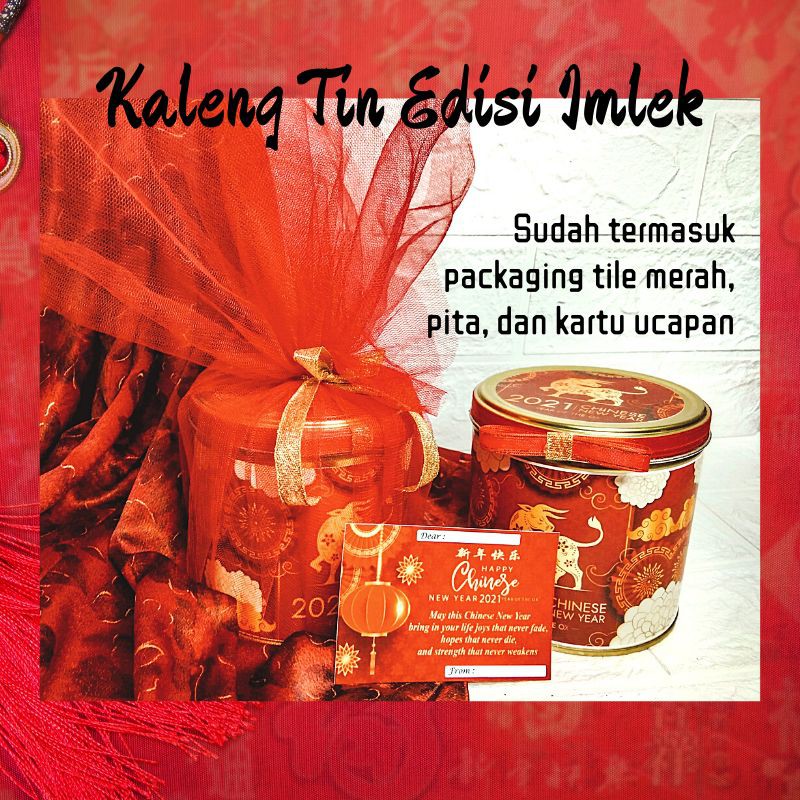 Kaleng Tin/Toples Kaleng/Box Hampers/Kaleng Imlek