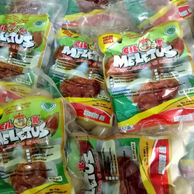 

Cilok meletus tus dimulut