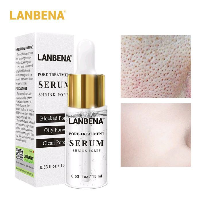Serum Wajah Pengecil Pori" / Pore Treatment Original Lanbena