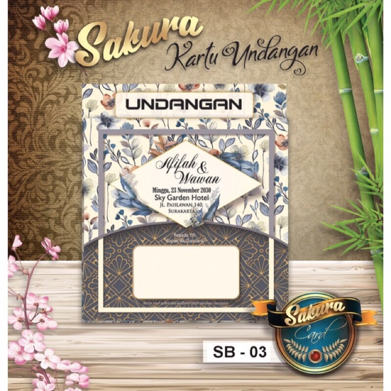 Undangan Pernikahan Nikah|Murah|Unik|Elegan simple