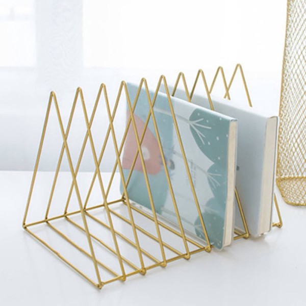 

Murah Rak Desktop Shelf Bookshelf Holder Buku Triangle Jual Metal Book Book