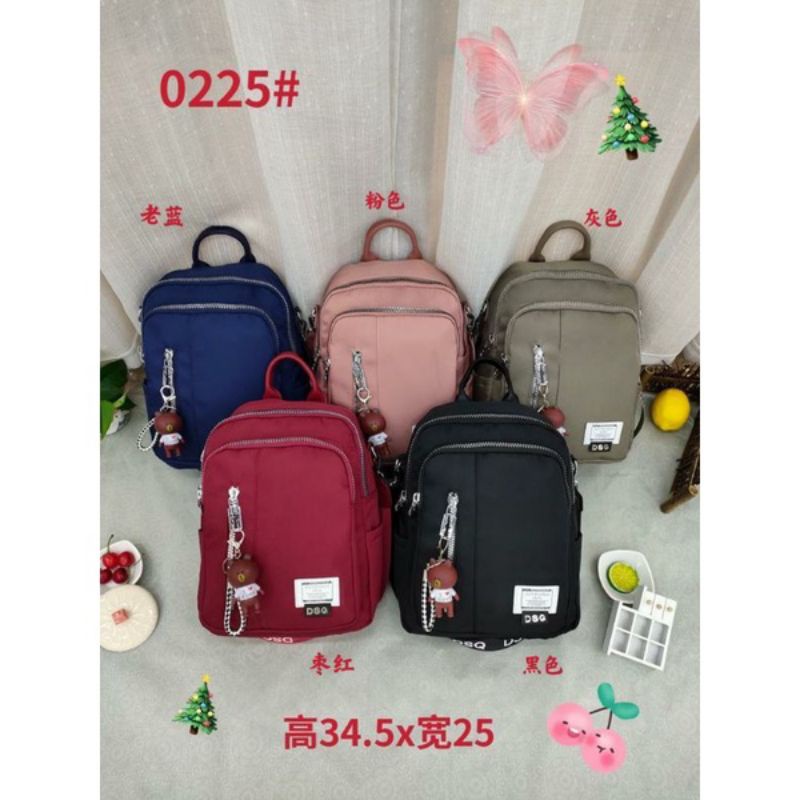 Tas ransel wanita import multifungsi 0225 terbaru