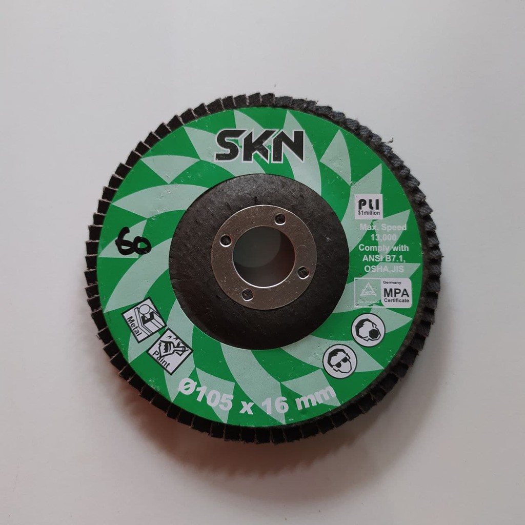 Amplas Susun Tumpuk Mata Gerinda Gurinda Besi Fleksibel Flexibel Flap Sanding Disc Grit 60