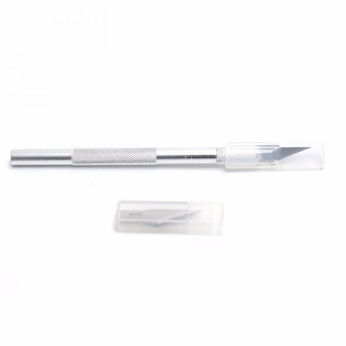 

Ls2> Pisau Presisi Cutting Pen Sticker Craft Cutter Stiker Knife Metal Kode Nn7>