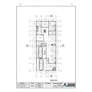 DESAIN RUMAH TINGKAT UK. 8X17 M (KODE 2-235A) - ARSIKA DESAIN | Shopee