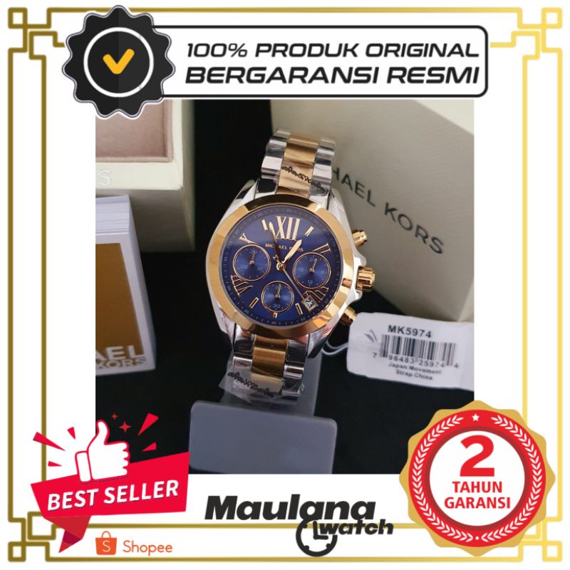 JAM TANGAN PRIA WANITA | RANTAI | KULIT | KARET | MURAH | wanita - michael kors mk 5974 original ber