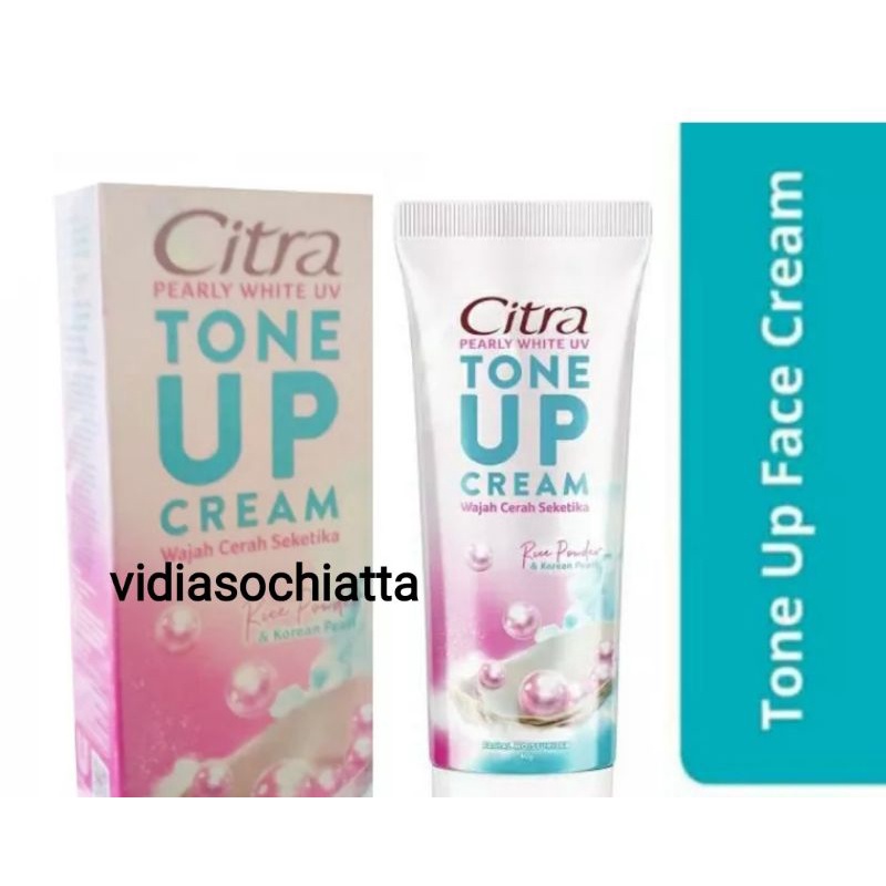 Citra tone up pearly white face cream pelembab wajah 20gr