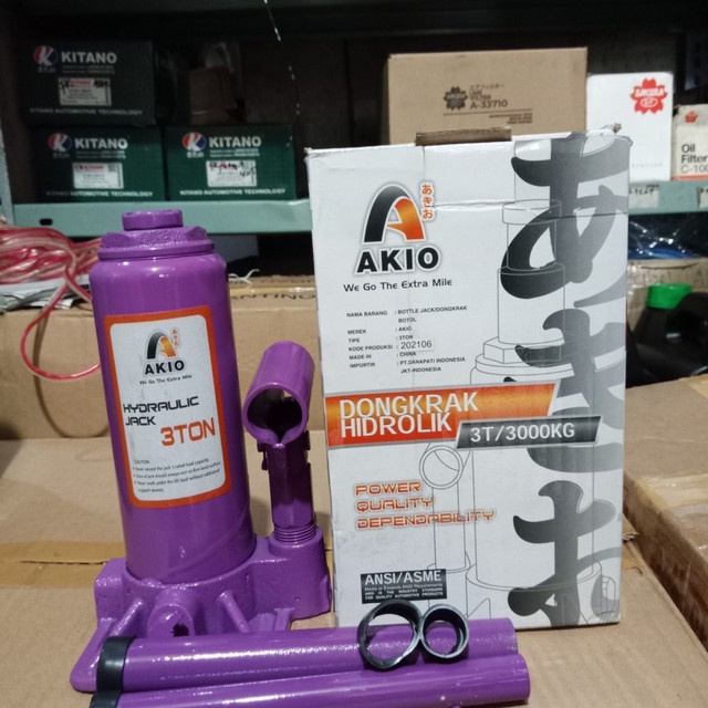 Dongkrak Hidrolik 3 Ton Merk Akio