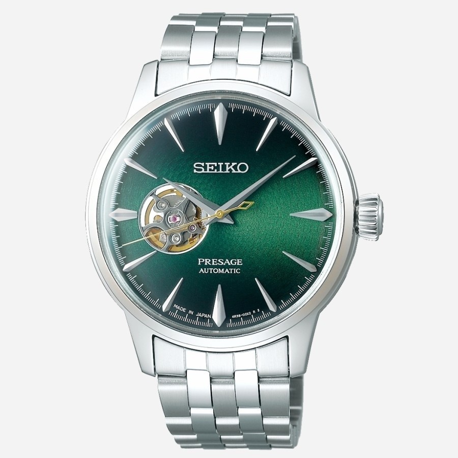 Seiko Presage SSA441 SSA441J1 Grasshopper Open Heart Original Garansi