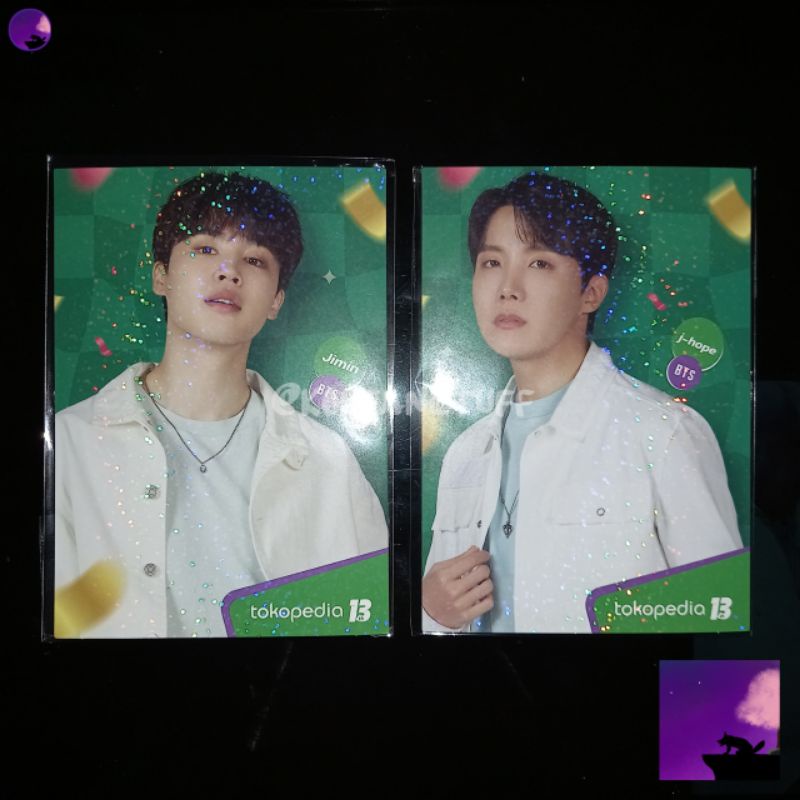 

[OFFICIAL] BTS JHope Jimin Toko Ijo New Holo Postcard