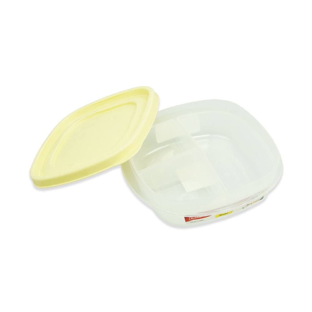 RUBBERMAID TEMPAT MAKAN 3 SEKAT  - KUNING