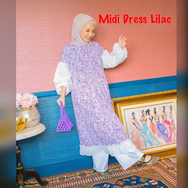 Midi Dress Raya by Haideeorlin