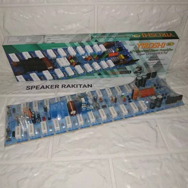 Kit Power Amplifier YIROSHI MK-7 YIROSHI MK7 minus TR 1800watt