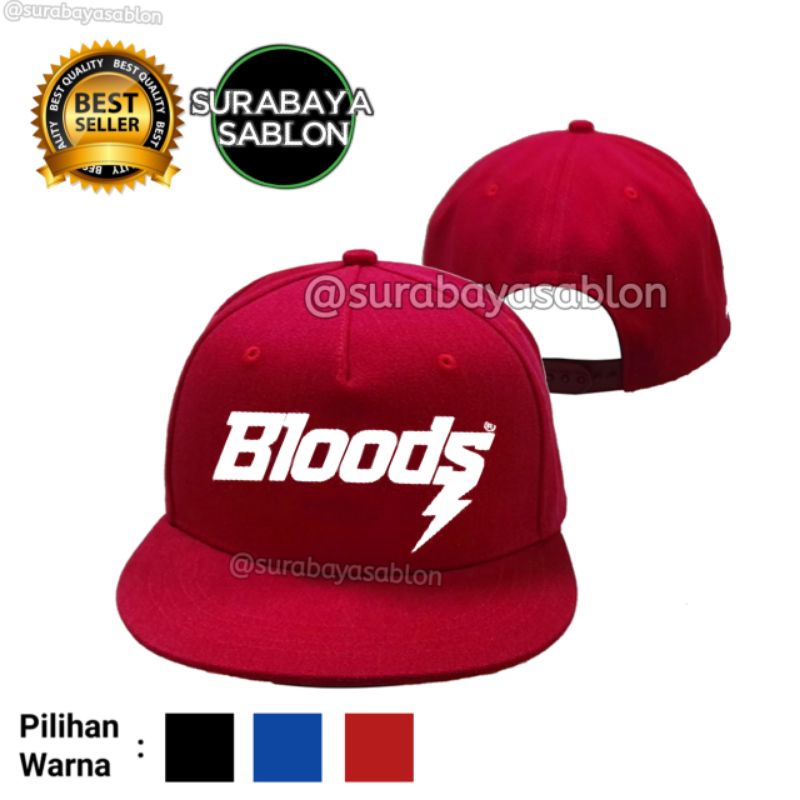 Topi Bloods Snapback | Hat Snapback Bloods