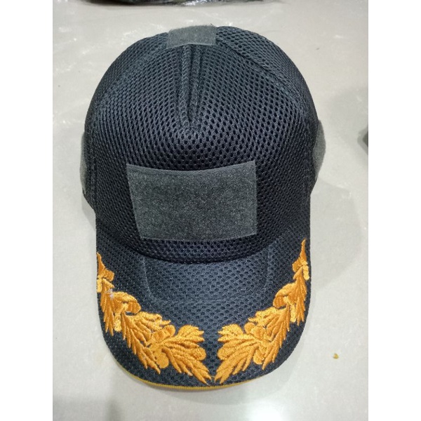 topi jaring pamen velcro topi jaring padi kapas