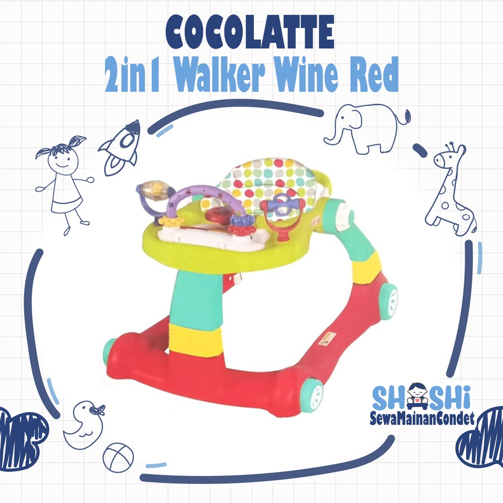 Sewa Cocolatte 2in1 Walker