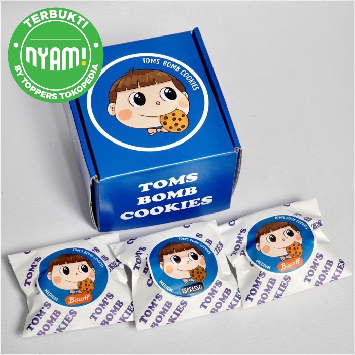 

KERING-KUE- 3PCS MEDIUM SOFT COOKIES - NON BUBBLEWRAP, TANPA TAMBAHAN -KUE-KERING.
