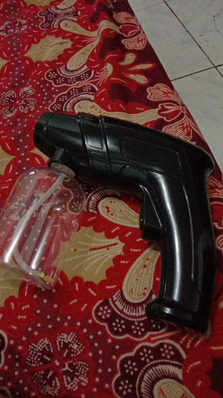 (ready Stock & Fast Shipping > 800ml Mesin Disinfektan Nano Spray Wireless Dengan Lampu Biru