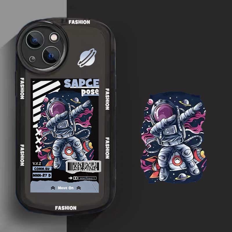 Soft Case Silikon Desain Astronot Untuk VIVO Y16 Y22 Y35 Y33S Y21T Y21S Y33S Y11 Y12 Y15 Y17 Y12S Y12A Y15S Y15A Y20S Y30 Y1 Y50I Y20S Y20S Y91C