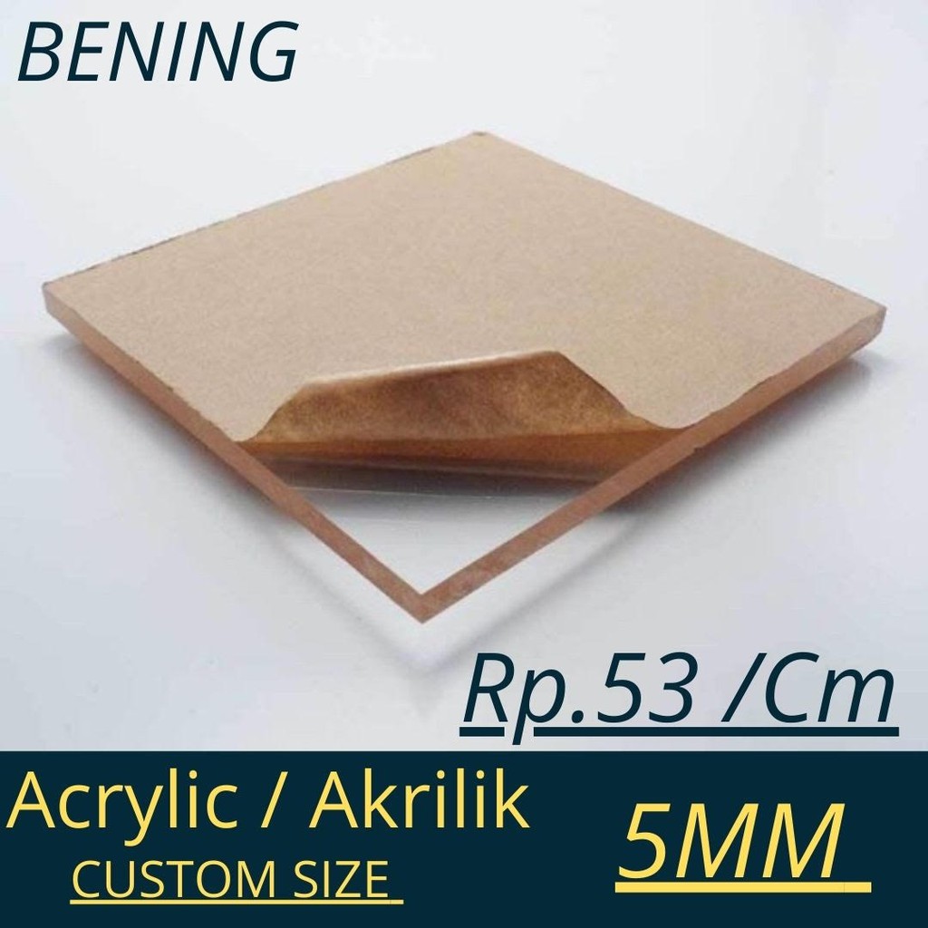 

ACRYLIC AKRILIK BENING CLEAR 5MM