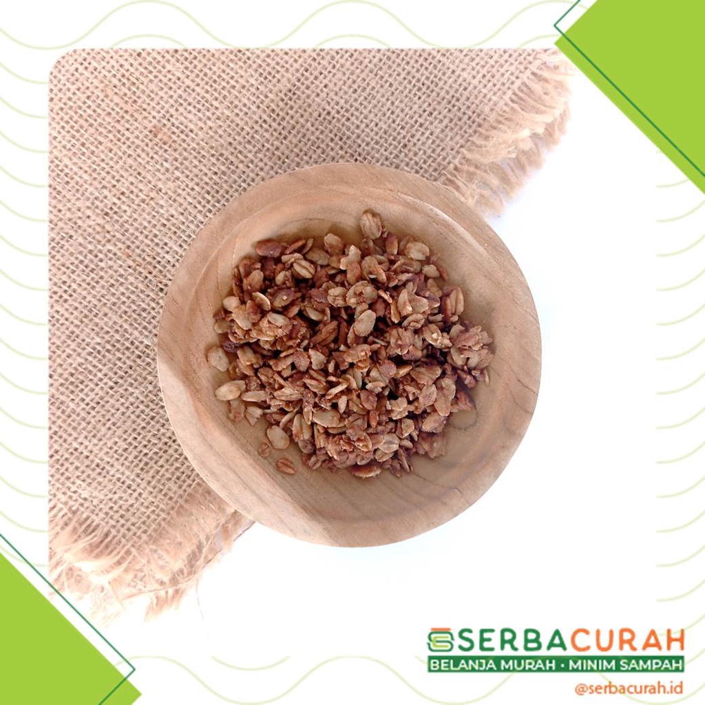 

Grande Granola Chocolate Peanut Curah per 100 gr Kemasan Kertas