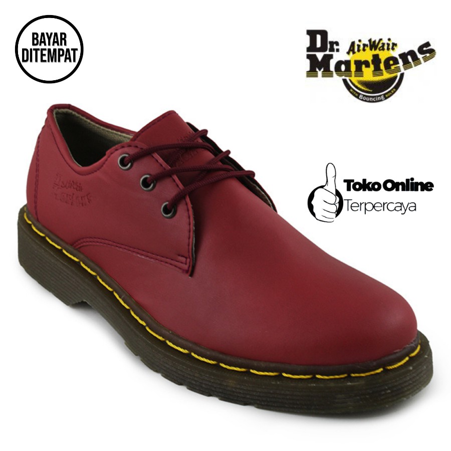 COD!! Sepatu Low Boots Pria Sepatu Formal Pendek Dr Martens / DM / Dokmar