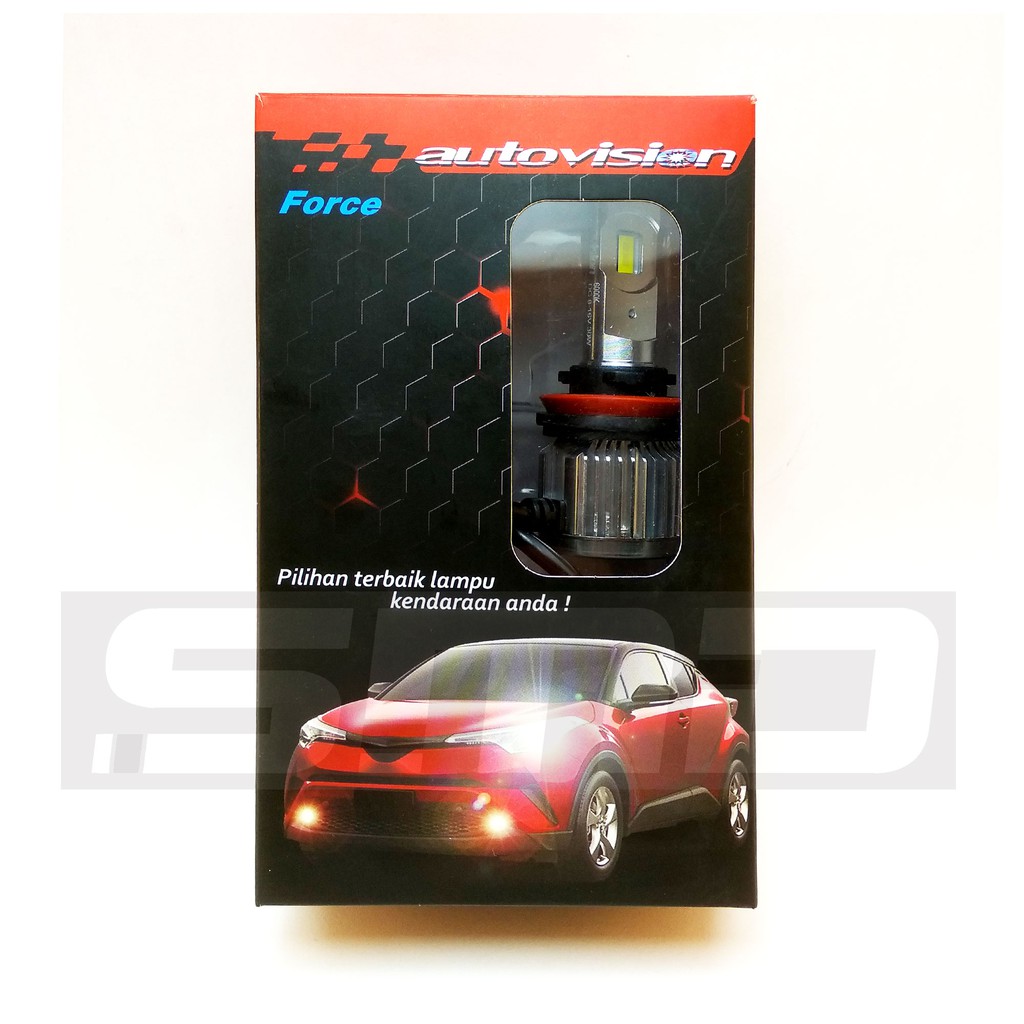 Lampu LED Autovision H11/HB3/HB4 Force Mobil Super Bright