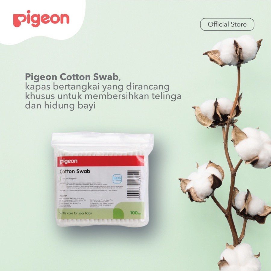 PIGEON Cotton Swab Isi 100 Pcs | Cotton Buds