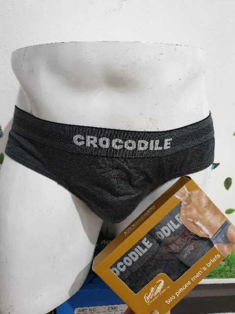 Celana dalam pria Crocodile coklat Harga 2 pcs