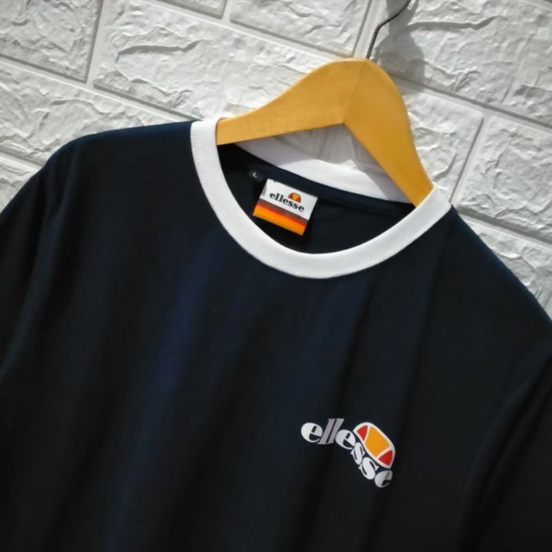 RINGER TEE ELLESSE SMALL LOGO NAVY / KAOS ELLESSE SMALL LOGO