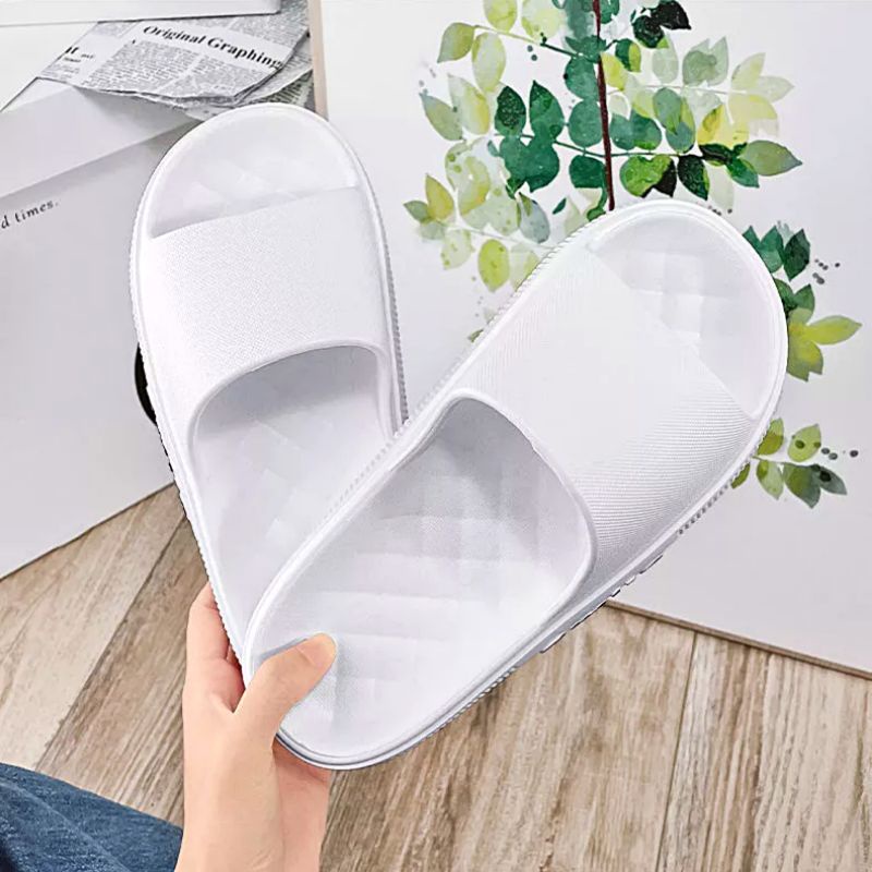 Sandal Karet Wanita Pria Font Smile Import / Sandal Pria Wanita Eva Antislip