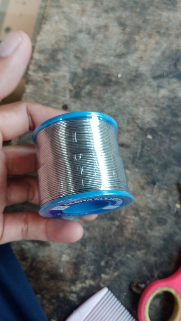 Timah Solder Alpha , Solder Core Wire Alapha 0,8mm 250gram