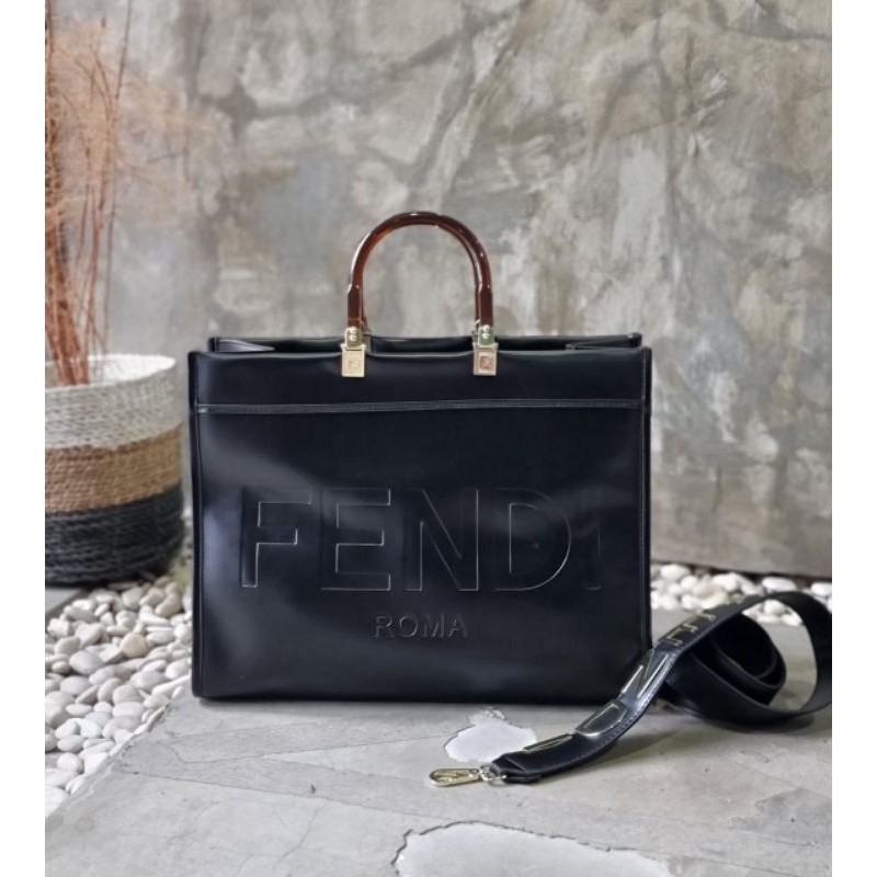 Fendi sunshine shopper jumbo 42cm SS (gagang ceramic)