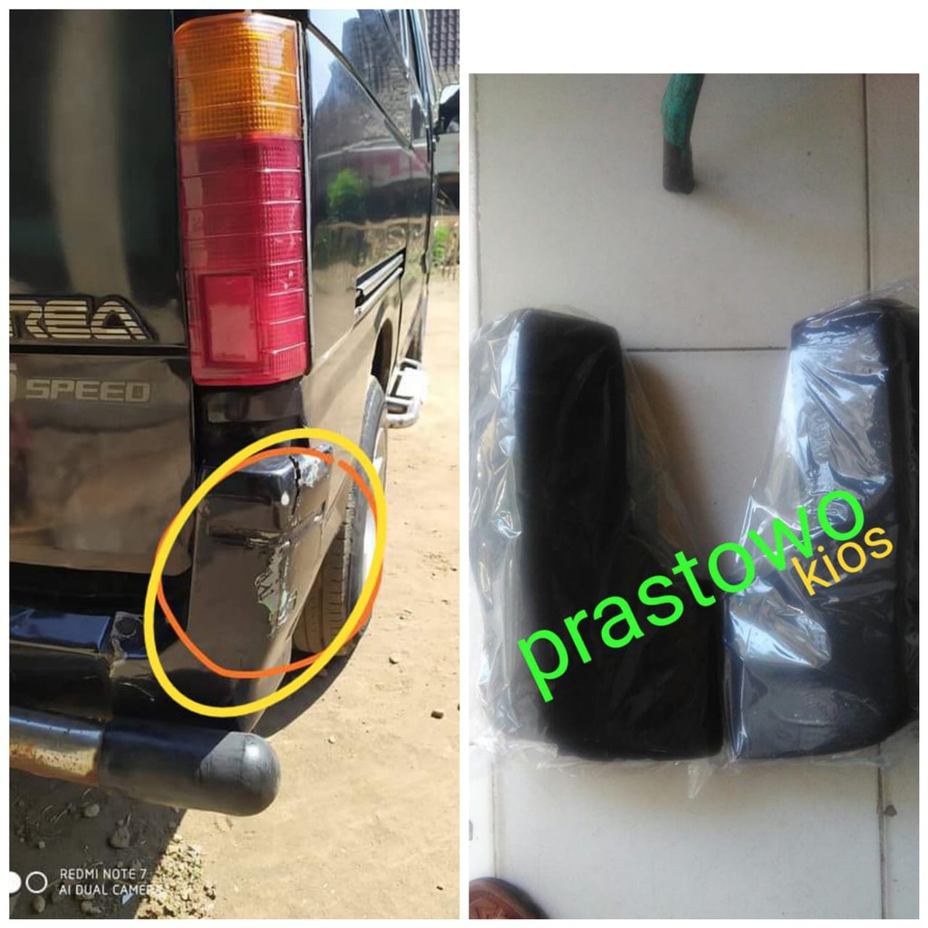 Kupingan tanduk tutup bemper belakang Daihatsu zebra bodytech