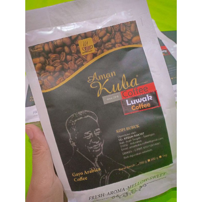 

aman kuba 250 gr kopi gayo