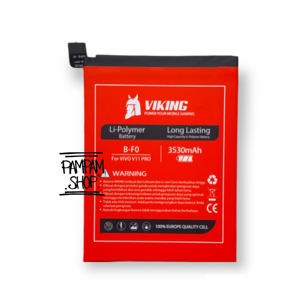 Baterai VIKING Double Power Original Vivo V11 PRO B-F0 BF0 Batrai Batrai Battery Ori HP Handphone