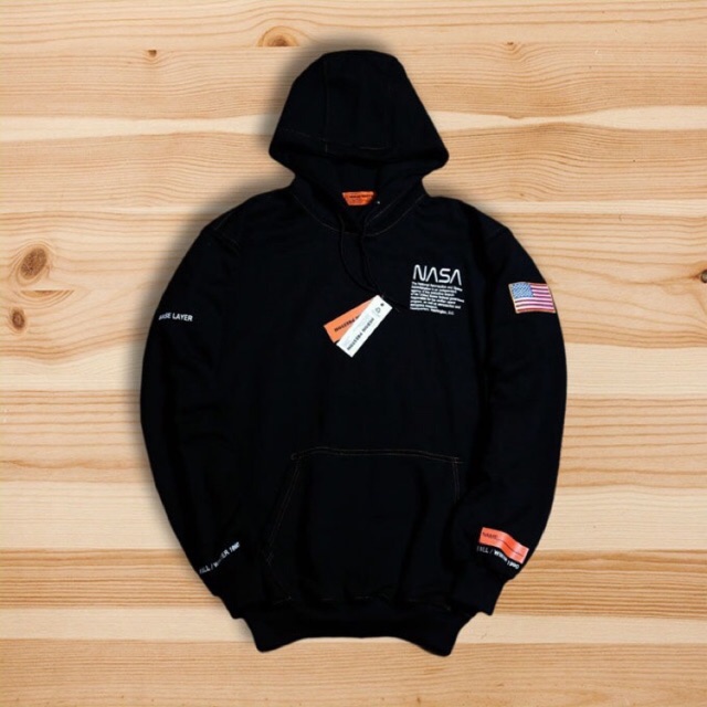 Hoodie Nasa X Heron Preston Black