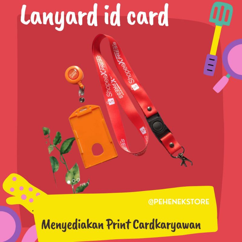 

R34DY_Lanyard ID EXPRESSS.PRINTING SESUAI GAMBAR/TaLi Orens Ekpedisi