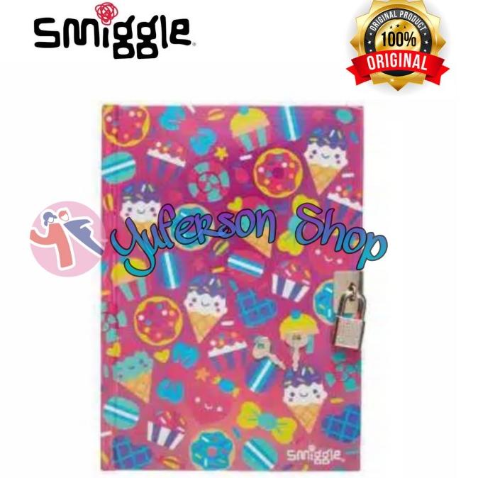 

Smiggle Notebook Lock Freckles