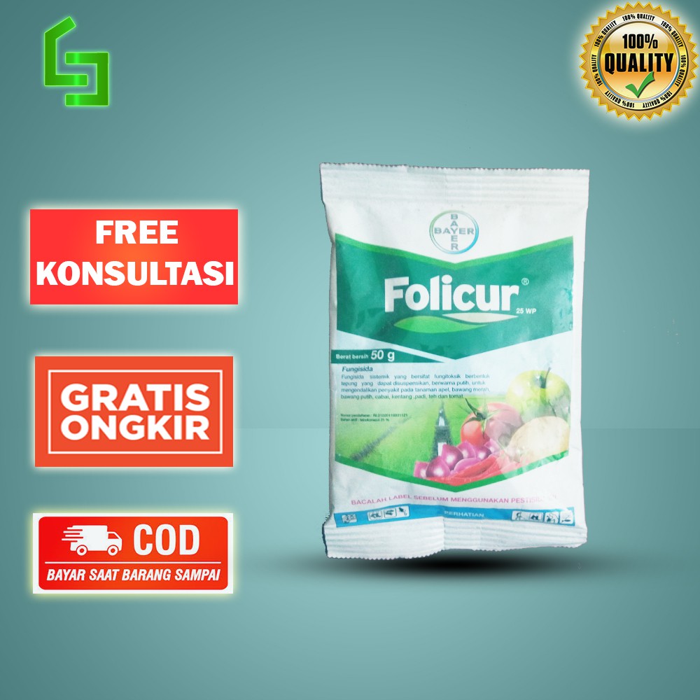 FOLICUR 25 WP 50 GRAM FUNGISIDA