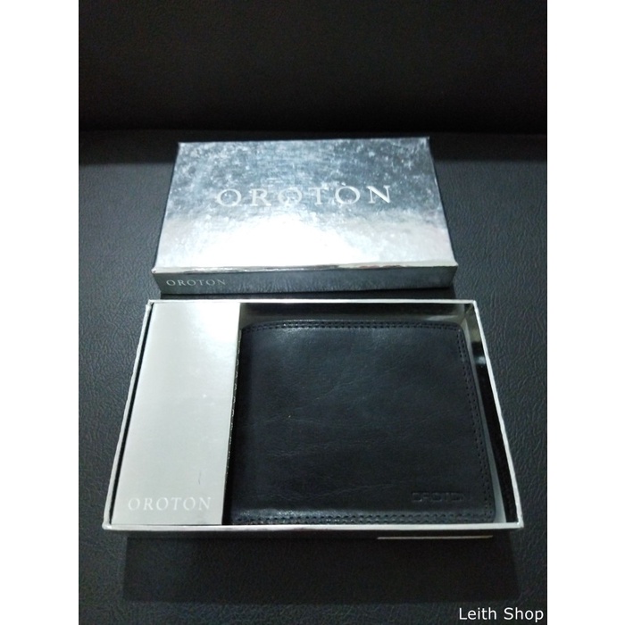 Dompet Kulit Pria Oroton Men Leather Wallet Original Ori Box Kotak