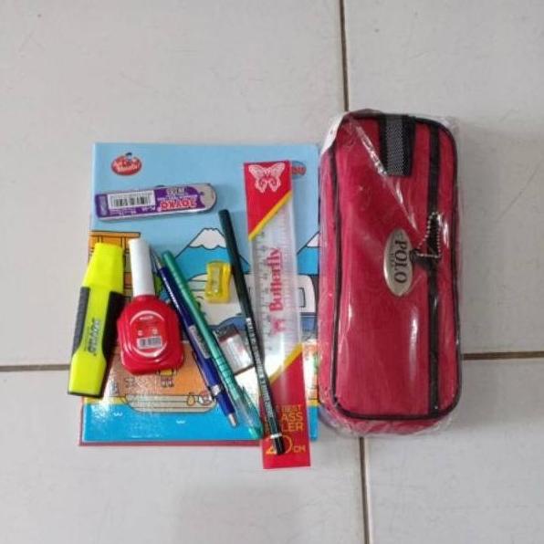 

[FOR SALE] Paket Alat Tulis Sekolah Lengkap / Tempat Pensil Kain