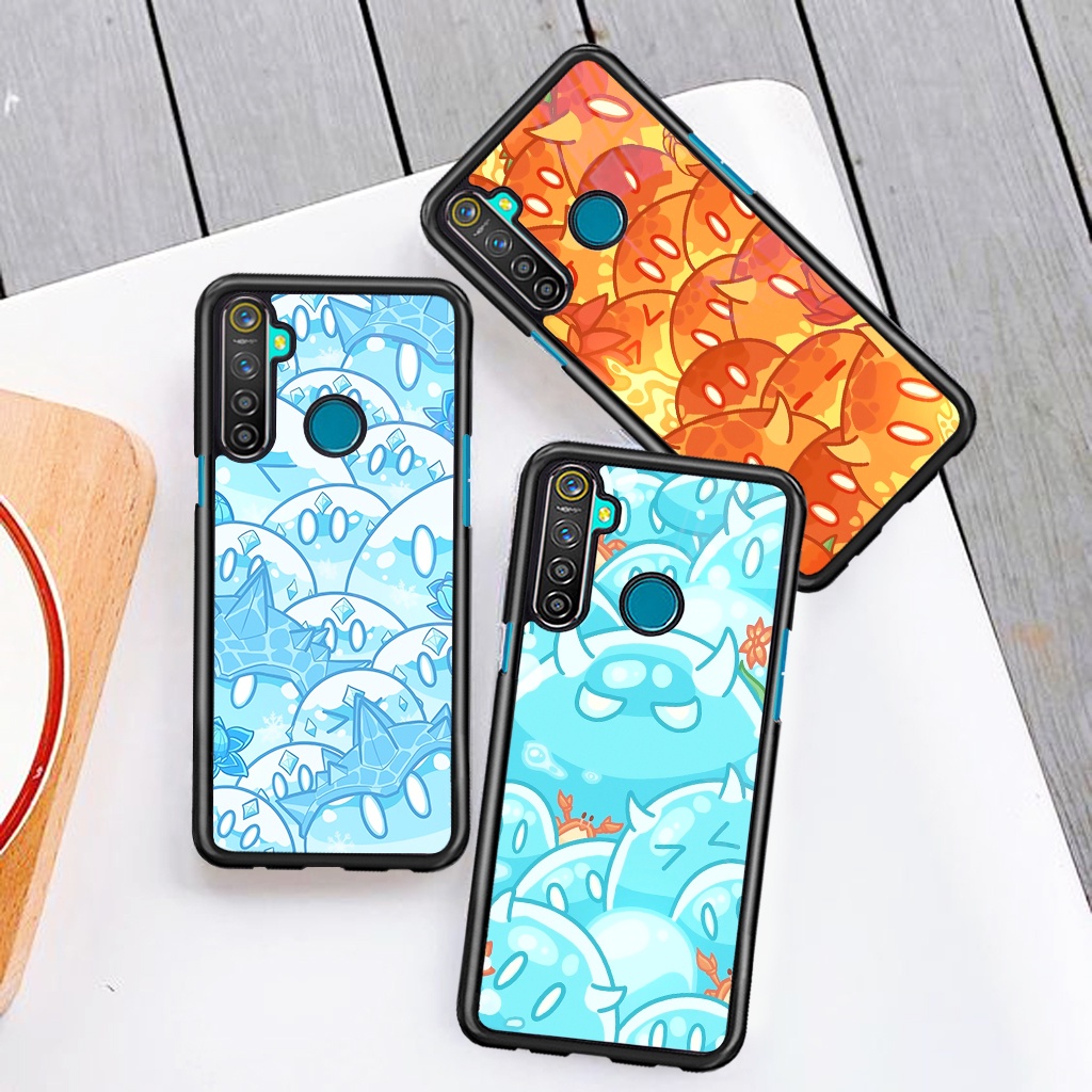 (B37) CASE GLOSSY REALME 3 3 PRO 5 5i 5s 5 PRO 6 7 7 RPO 8 8 PRO X | CASE HAPE MOTIF GENSHIN IMPACT 