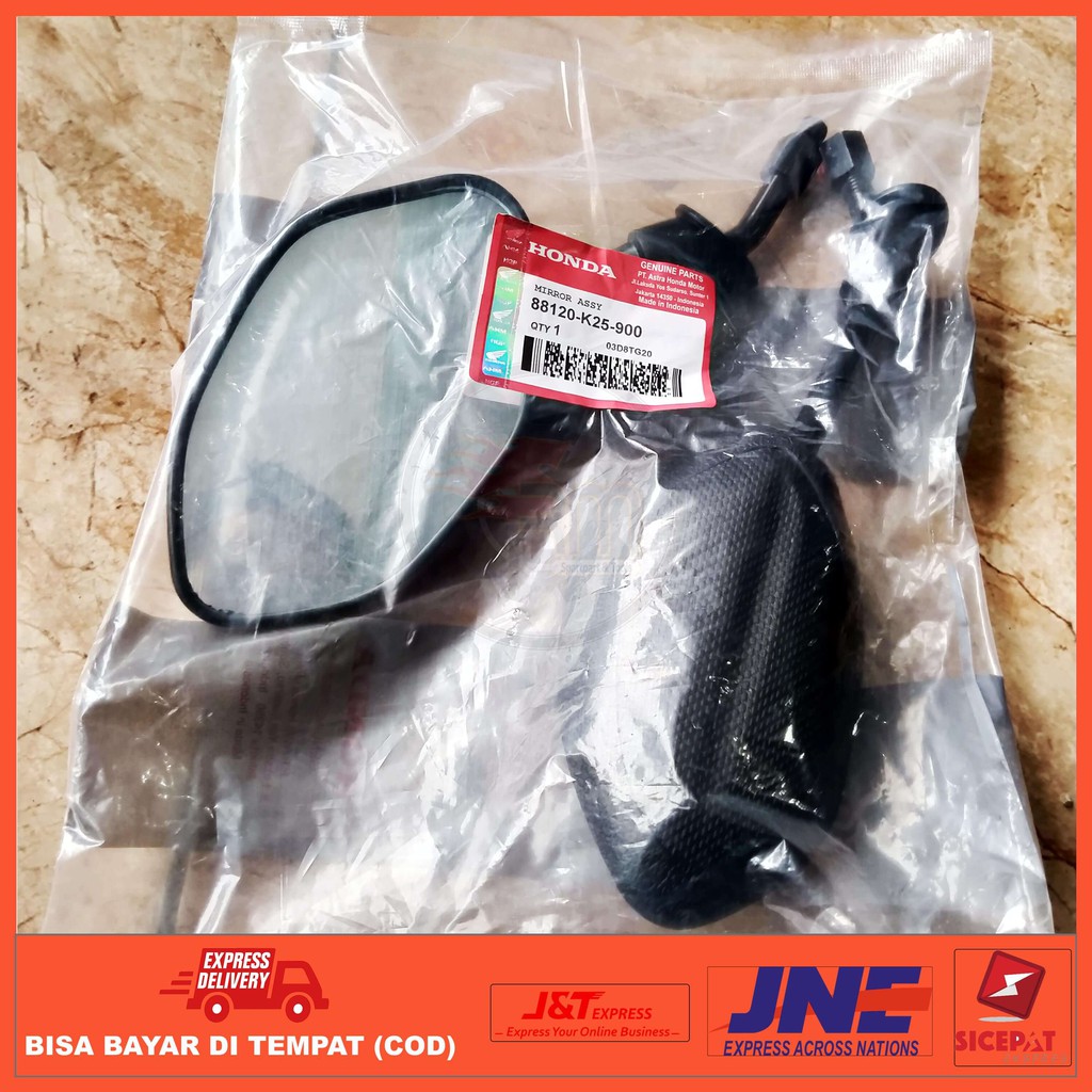 SPION KIRI DAN KANAN BEAT FI-BEAT SPORTY ESP-BEAT POP ESP-VARIO/CLICK 110 ESP KODE 88120-K25-900