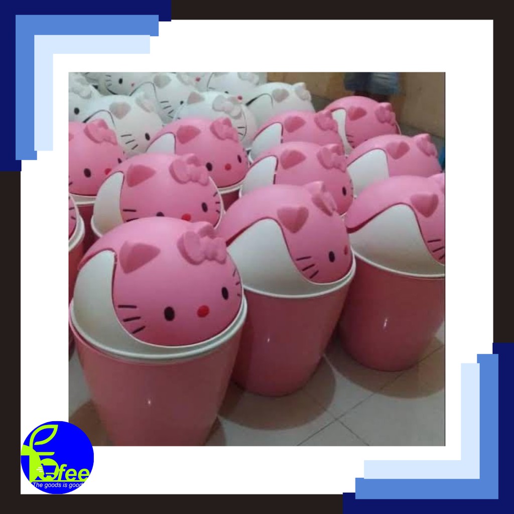 [IMPORT] -Tempat Sampah cute Pinky 10 Liter