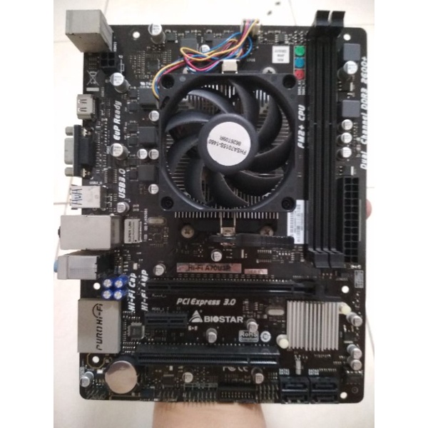 Mainboard Biostar Hi-Fi A70U3P Paket (Processor A6-6400)